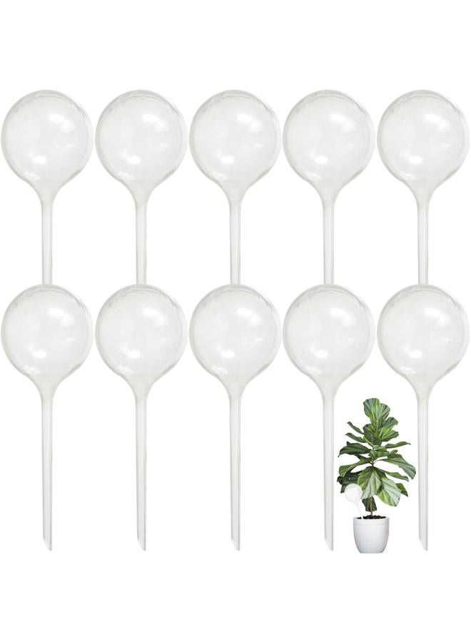Jgalnim 10 PCS Large Clear Plastic Watering Globes,Plant Self-Watering Bulbs,Flower Automatic Water Device,Garden Waterer for Plant Indoor Outdoor Plants Flowers - Image 1
