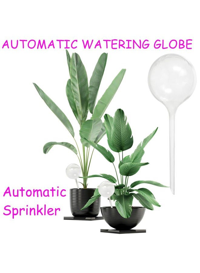 Jgalnim 10 PCS Large Clear Plastic Watering Globes,Plant Self-Watering Bulbs,Flower Automatic Water Device,Garden Waterer for Plant Indoor Outdoor Plants Flowers - Image 4