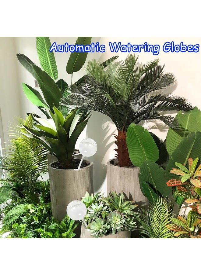 Jgalnim 10 PCS Large Clear Plastic Watering Globes,Plant Self-Watering Bulbs,Flower Automatic Water Device,Garden Waterer for Plant Indoor Outdoor Plants Flowers - Image 5
