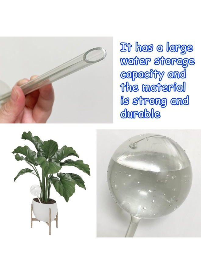 Jgalnim 10 PCS Large Clear Plastic Watering Globes,Plant Self-Watering Bulbs,Flower Automatic Water Device,Garden Waterer for Plant Indoor Outdoor Plants Flowers - Image 3