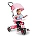 Radio Flyer 4in1 Stroll N Trike Ages 15 Toddler Tricycle Stroller Foam Tires Push Handle UV Canopy Removable Tray Seatbelt Exclusive - Image 3