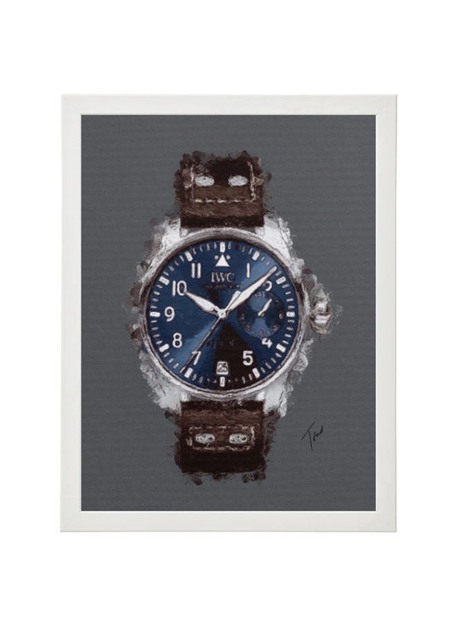 Boomah Accessories Iwc Pilot Fine Art Poster With Frame 30x40 cm 