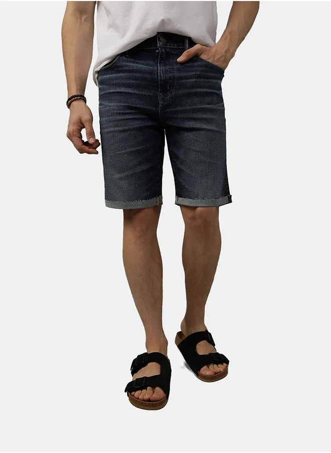 American Eagle Rinse Wash Denim Shorts