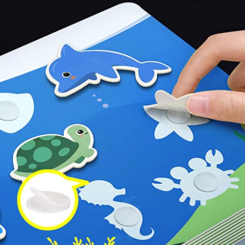 WXBOOM Self Adhesive Dots 1400pcs (700 Pairs) 0.79" Diameter White Hook & Loop Dots Sticky Back 20mm for School Classroom Office Home - Image 5