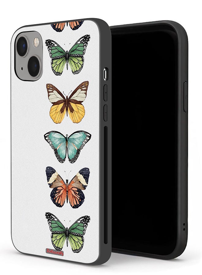 Tolwak Apple iPhone 13 Protective Case Four Butterflies - Image 1