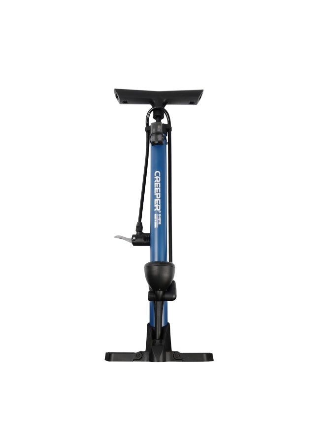 CREEPER Extended-Length Manual Bicycle Pump with Pressure Gauge  - Image 1