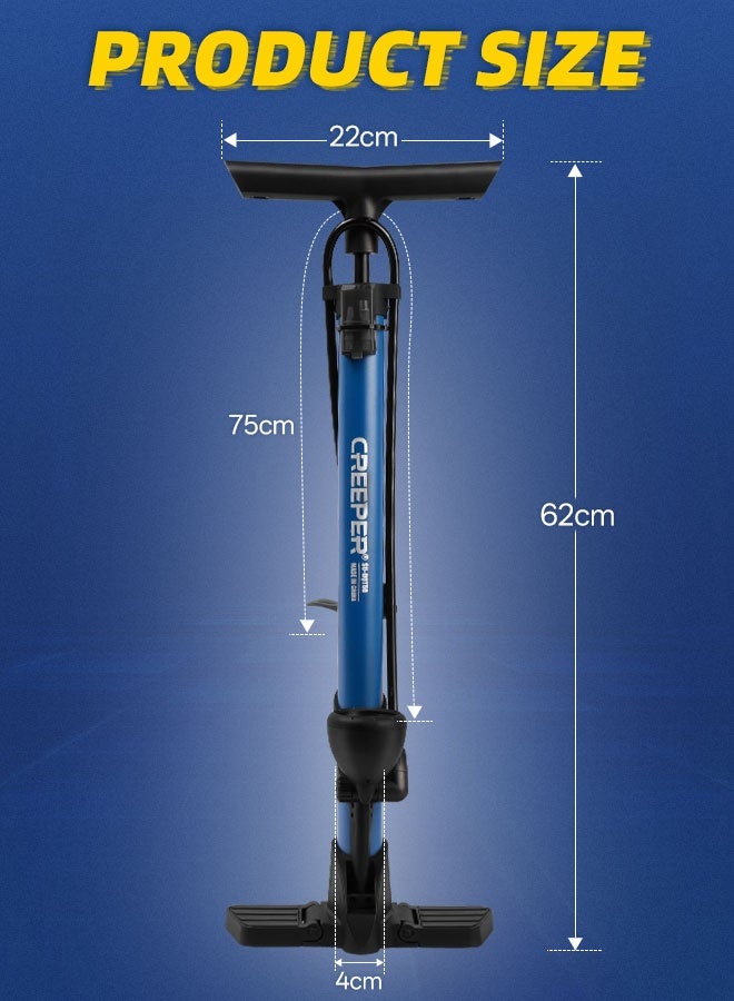 CREEPER Extended high-pressure aluminum alloy pump 160psi precision pressure gauge Lighter weight and more resistant to drops - Image 2