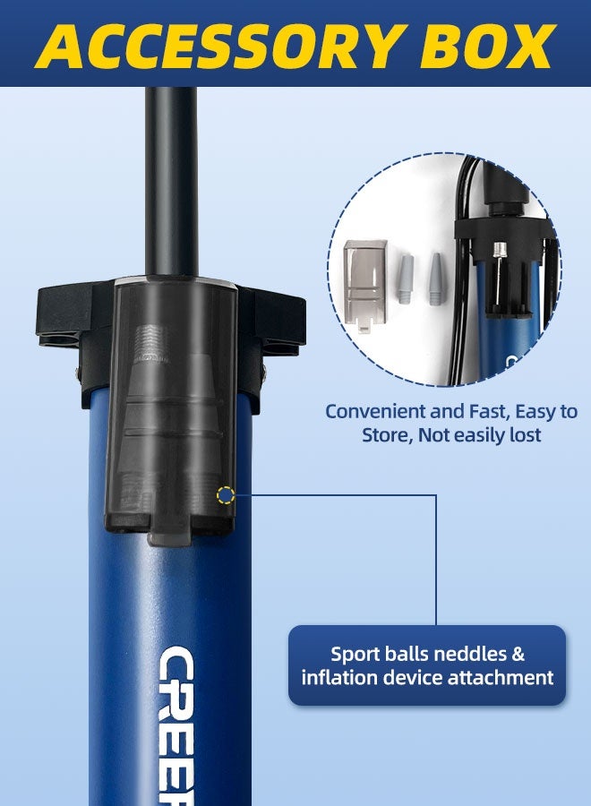 CREEPER Extended high-pressure aluminum alloy pump 160psi precision pressure gauge Lighter weight and more resistant to drops - Image 3