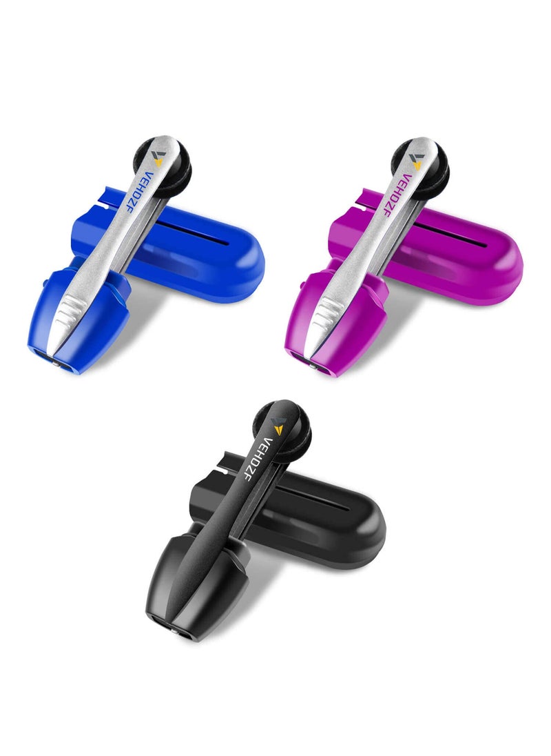 HDWY HDWY 3Pcs Portable Eyeglass Cleaner Carbon Eyeglass Care Products Microfiber Spectacles Mini Sunglasses Brush Soft Brush Cleaning Tool Travel Easily to Carry 