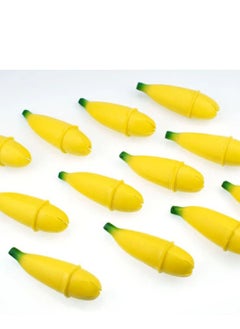 Rally Banana Squishy Soft Stress Relief Squishies - 6 Pieces Banana Design Slowly Returns to Normal  - Image 3