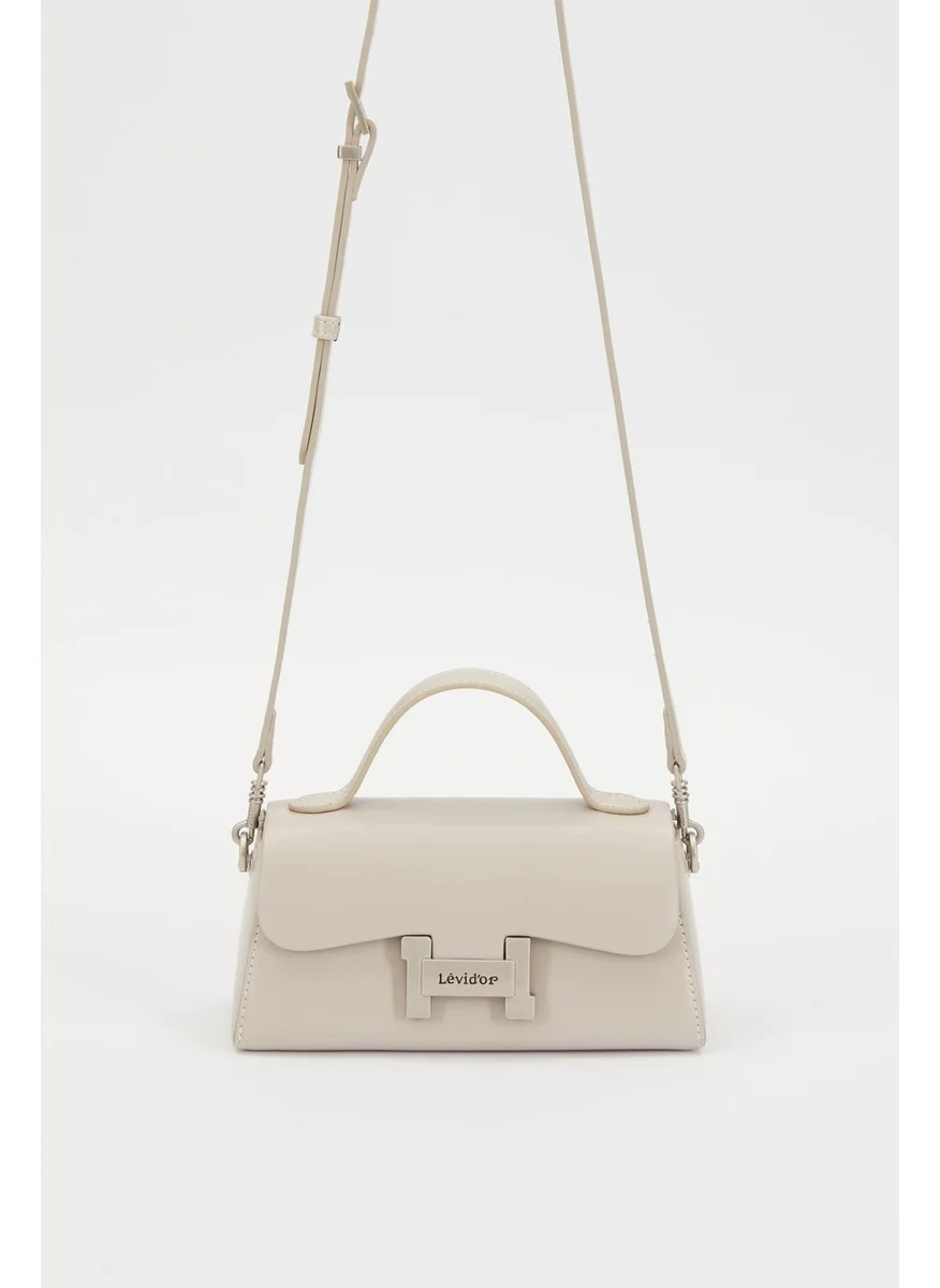 ليفيدور Gray Hidden Pocket Detailed Shoulder Bag