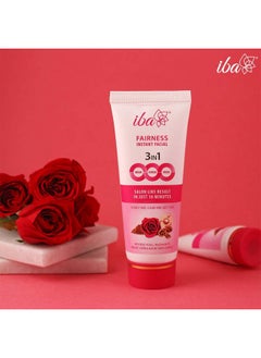 3In1 Wash, Scrub, Mask Fairness Instant Facial 100G With Rose Petals, Multani Mitti & Walnut For Scrub, Removes Tan, Fairness & Brightens Skin, Gives Instant Glow | Halal Certified & Vegan - pzsku/ZA36AE7F484A2C353CFA9Z/45/_/1733729979/9528277f-61f5-4b86-95bb-8475dc0e6ca8