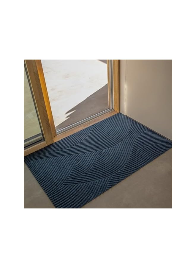 The Bros Door mat, 【75 * 45CM】indoor and outdoor doormat, non-slip durable welcome mat for home entrance, outdoor entrance, patio, floor.(Blue) - Image 3
