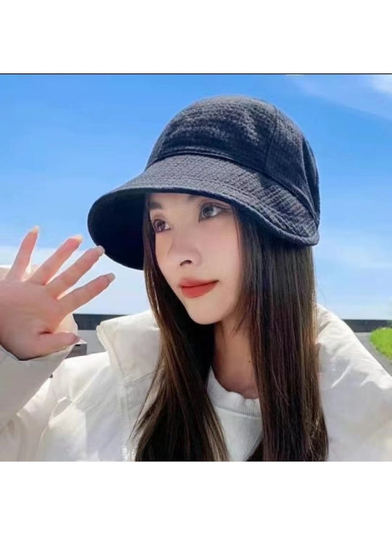 Women  Versatile Bucket Hat Sun Hats Women's Outdoor UV-Protection-Foldable Beach Hats Wide Brim Summer Caps for Ladies Girls - Image 2