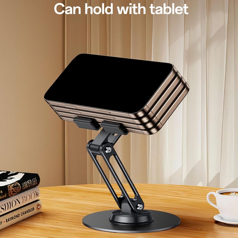 Shockproof Tablet Holder 360 Degree Rotating Adjustable Stand Mobile Device Aluminum Alloy Stand - Image 2