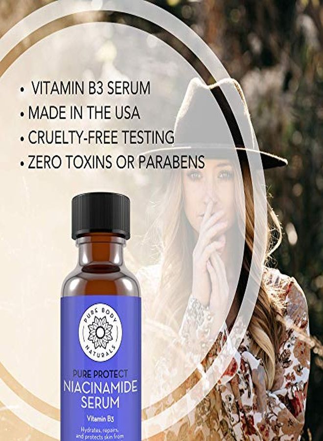 PURE BODY NATURALS Mide Serum By Pure Body Naturals, 1 Fluid Ounce Super Moisturizer Cream For A Younger Looking Face And Body Pore Reducing Facial Lotion Pure And Natural Ingredients - Image 3