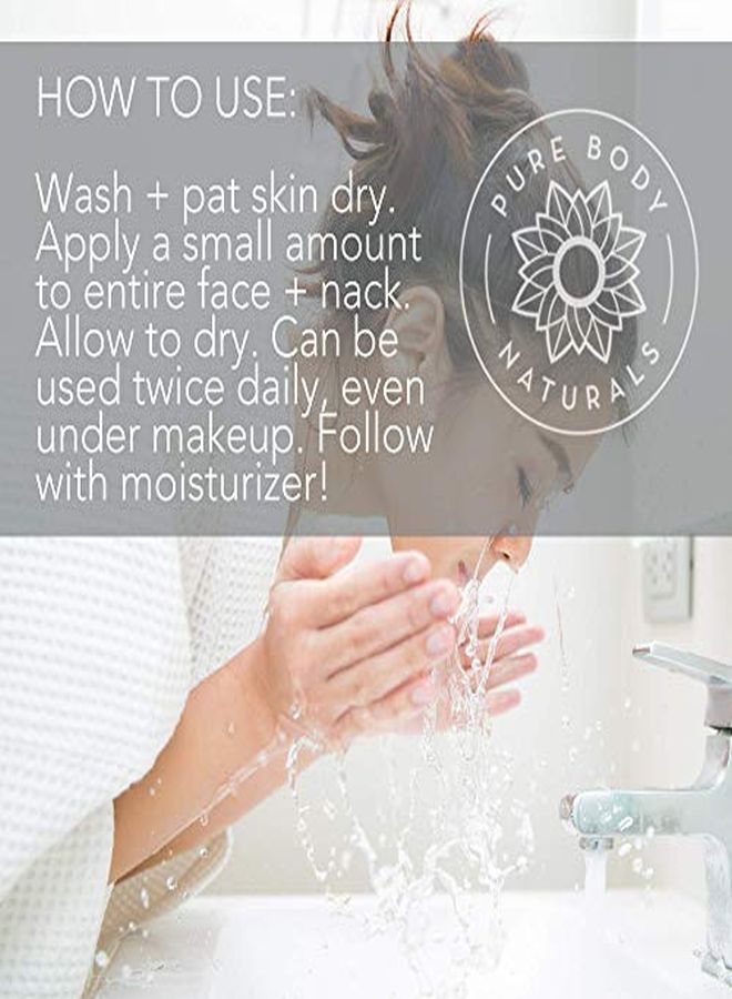 PURE BODY NATURALS Mide Serum By Pure Body Naturals, 1 Fluid Ounce Super Moisturizer Cream For A Younger Looking Face And Body Pore Reducing Facial Lotion Pure And Natural Ingredients - Image 5