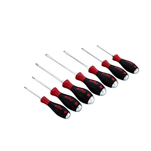 Wiha 53097 Screwdriver Set, Slotted and Phillips, Extra Heavy Duty, 7 Piece - Image 2