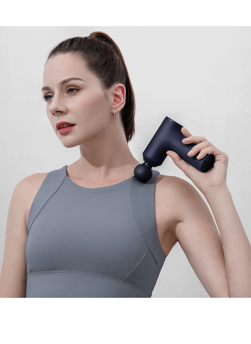 Xiaomi - Xiaomi Mini Massage Gun Lightweight and Compact Design Smart Pressure Sensor and Pressure Indicator to Properly Massage All Muscles of the Body with Speed ​​Adjustment for Spasms and Other Muscle Pains (White) - Image 1