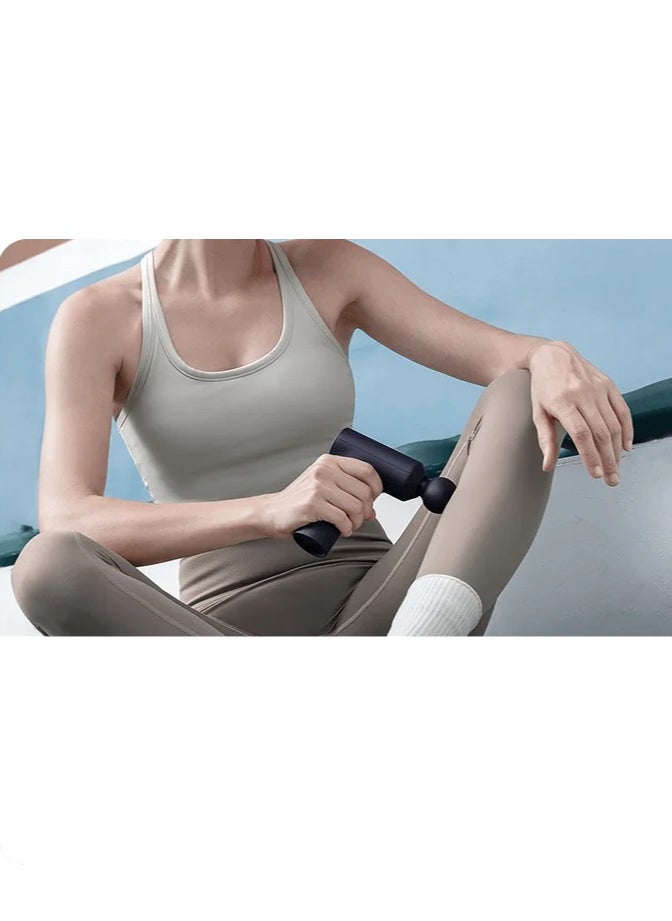 Xiaomi - Xiaomi Mini Massage Gun Lightweight and Compact Design Smart Pressure Sensor and Pressure Indicator to Properly Massage All Muscles of the Body with Speed ​​Adjustment for Spasms and Other Muscle Pains (White) - Image 1