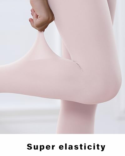 Stelle Girls' Ultra Soft Pro Dance Tight/Ballet Footed Tight(Toddler/Little Kid/Big Kid),2BP,M - Image 4