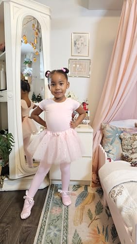 Stelle Girls' Ultra Soft Pro Dance Tight/Ballet Footed Tight(Toddler/Little Kid/Big Kid),2BP,M - Image 3