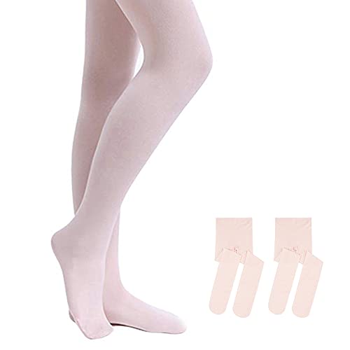 Stelle Girls' Ultra Soft Pro Dance Tight/Ballet Footed Tight(Toddler/Little Kid/Big Kid),2BP,M - Image 1
