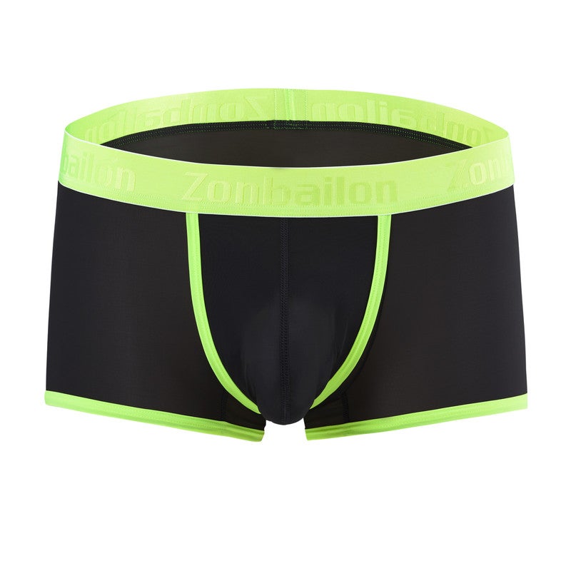 Zonbailon Ultra Thin Ice Silk Mesh Men Boxer Briefs, Breathable See Through Nylon Spandex Mens Underwear
Men's Transparent Lightweight Boxer Shorts, Soft Stretch Cooling Mesh Underwear for Daily Wear - Image 1