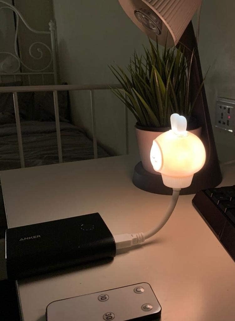 RATSAW USB Plug in Bunny Night Light with Remote Control Dimmer and Timer - Image 4