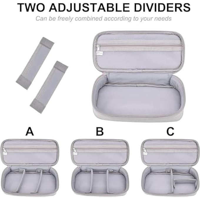 ELECTRONIC ACCESSORY BAG, PORTABLE ELECTRONIC ACCESSORIES BAG ORGANIZER, TRAVEL GADGETS STORAGE CASE, CABLE ORGANIZER POUCH, COMPATIBLE FOR CHARGER USB CABLES SD MEMORY CARDS EARPHONE - Image 2