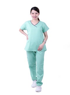 فيرونيكا Veronica Ladies Medical Scrub Set Clinic Doctor Nurse Nanny Maid Salon Uniform  - Image 2