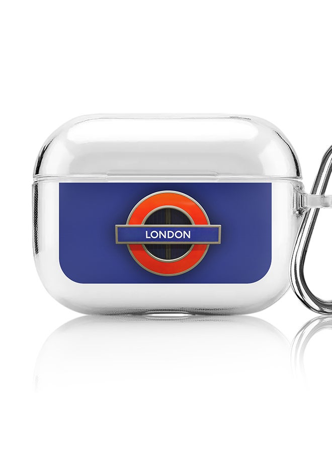 Stylizedd Classic Clear printed Case for Apple AirPods Pro 2nd Generation Thin Transparent Cover [Designed for Apple AirPods Pro 2nd Generation] - Mind the Gap - Image 1