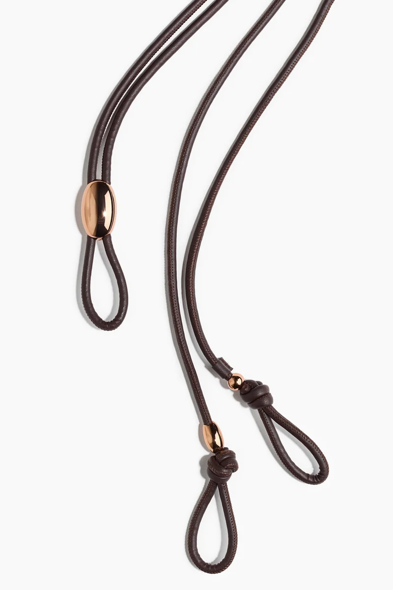 اتش اند ام حزام خصر مطلي