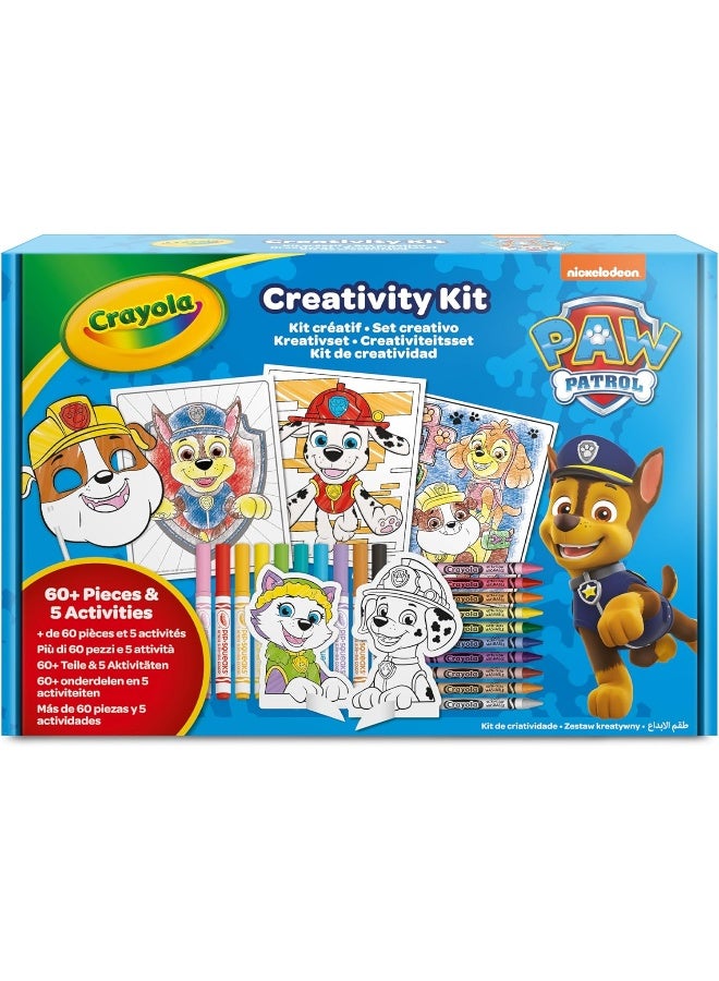 Crayola مجموعة كرايولا باو باترول الإبداعية (5 أنشطة و60+ قطعة) - Image 3