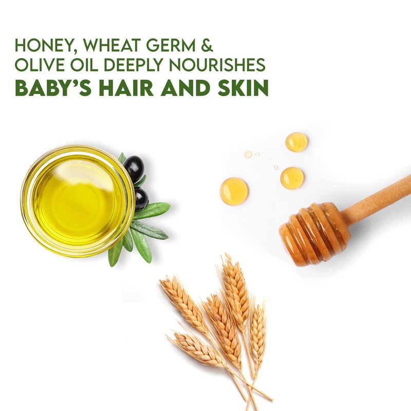 WBM Baby Care 3in1 Baby Shampoo Body Wash  Conditioner Care From Nature100 PlantBased No Tear Formula Safe on Babies Skin Kids Shampoo 300 ml 10 fl Oz - Image 4