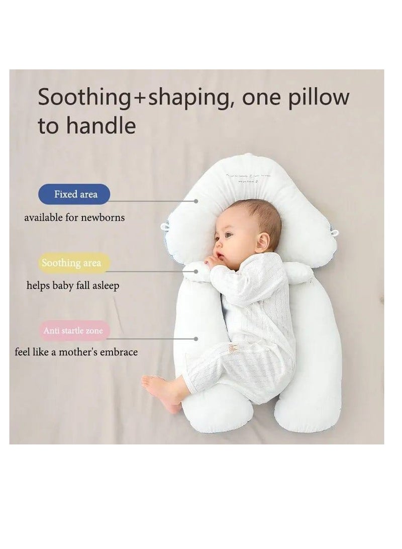 BAIG Pillows For Babies Shaping Pillow Fall Prevention Ab Side Breathable Comfort Cotton Newborn Infant Anti-Roll Sleep Bedding Kids - Image 5