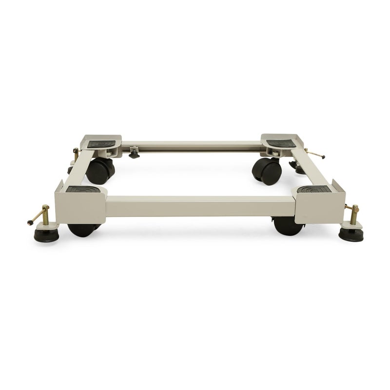 CELERITAS CELERITAS Adjustable 100 Heavy Metal Trolley Replacement Compatible with Whirlpool LG Samsung Bosch Washing Machine Stand 7kg Abv Front Top LoadFridge Cooler Stand with Wheels  - Image 1
