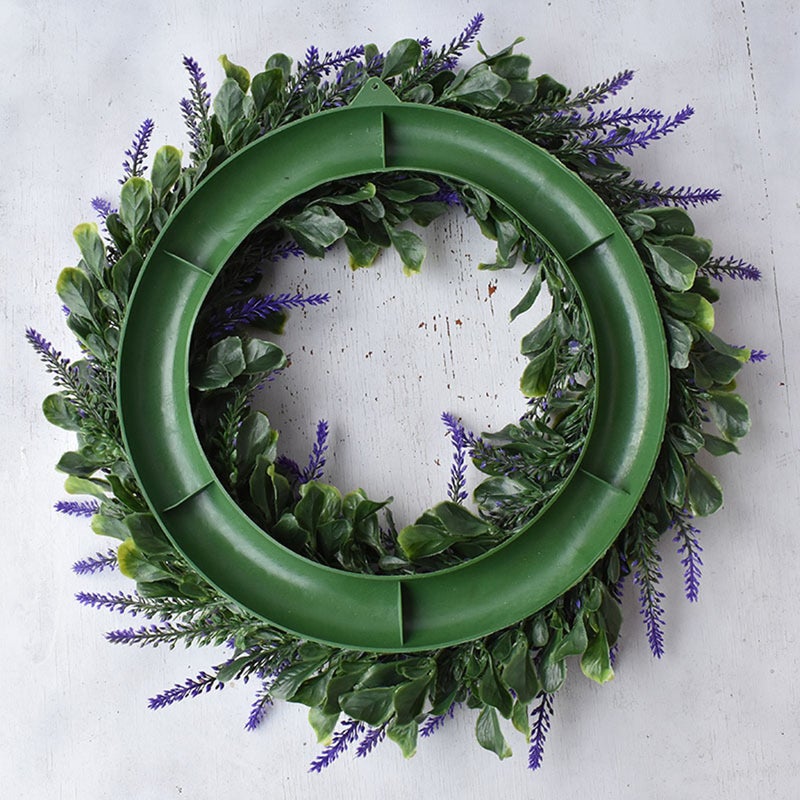 Country Style Simulation Garland Wedding Wreath Decoration Hanging Ornament Photography Props ( Lavender) - Image 4