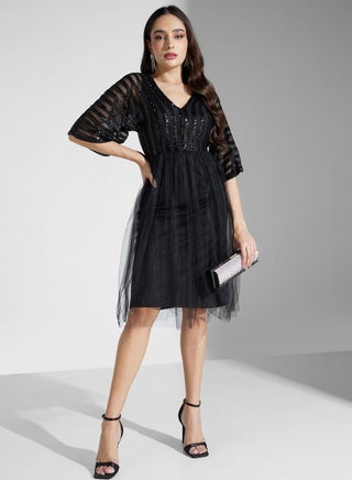 Sequin Striped Dress - pzsku/ZA36C3795CBF0821DB455Z/45/1746747494/5fa0b7de-c3fb-4576-898f-cf936d0989e5