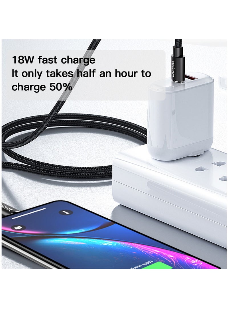 Yesido Yesido CA56 Data Cable Type-C To Lightning 18W PD Fast Charge Data Cable for iPhone - Black  - Image 3