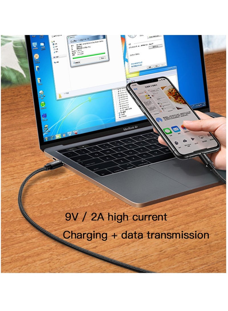 Yesido Yesido CA56 Data Cable Type-C To Lightning 18W PD Fast Charge Data Cable for iPhone - Black  - Image 5