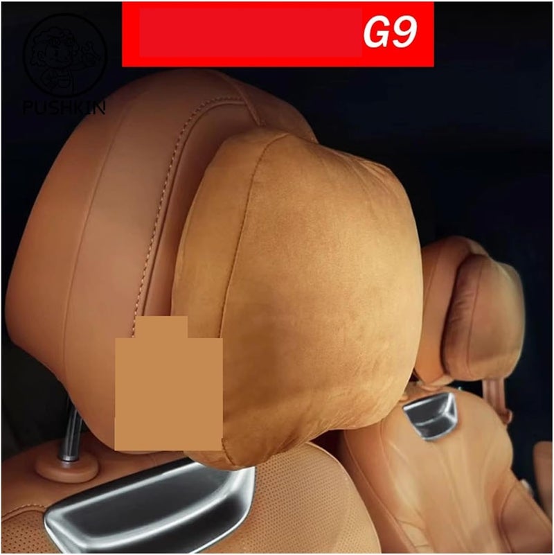 Fit for G9 2022-2025 Car Headrest Pillow & Lumbar Support Cushion - Stylish Interior Decoration Accessories(D) - Image 2