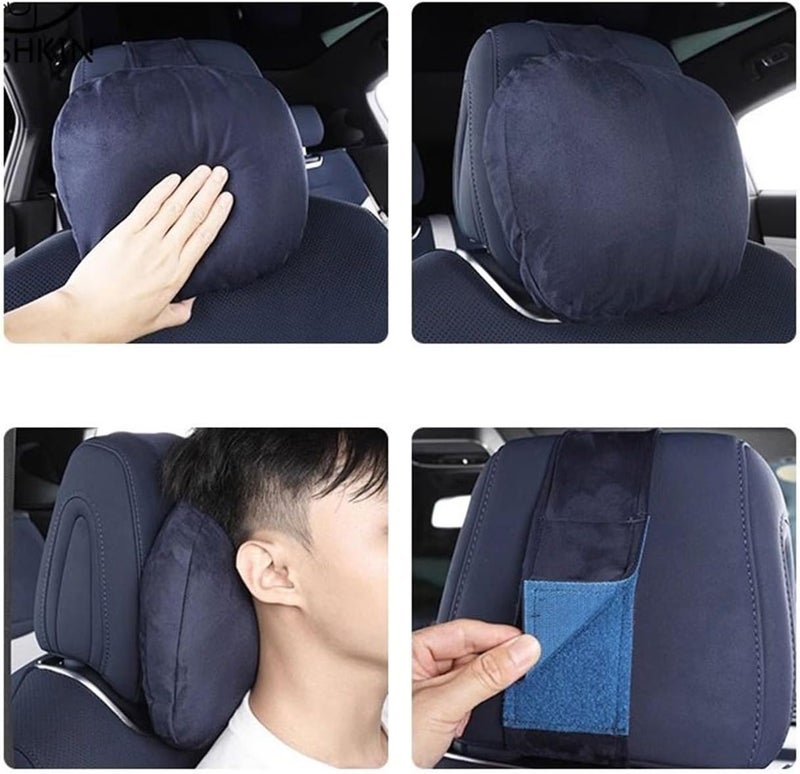 Fit for G9 2022-2025 Car Headrest Pillow & Lumbar Support Cushion - Stylish Interior Decoration Accessories(D) - Image 4