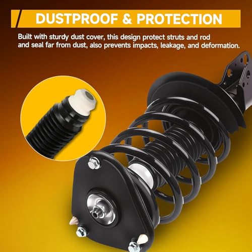 Besuto Front Struts Complete Shock Absorber SET OF 2 Assembly Compatible with Honda Civic 1.8L 2006-2011 Replace 172284 172285 - Image 5