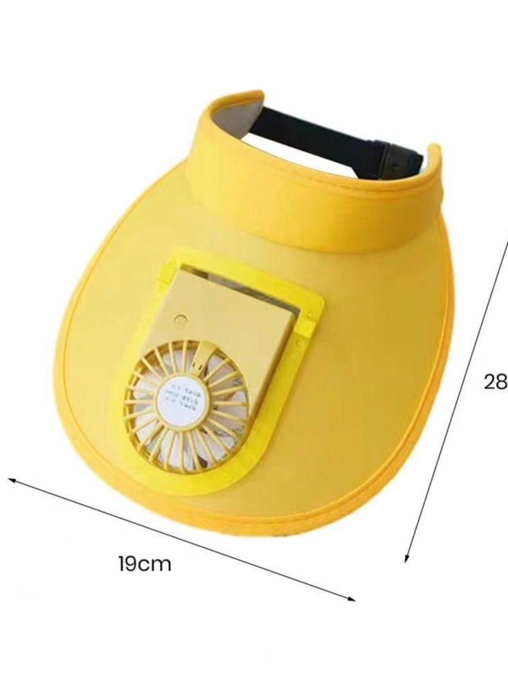 Fans hat outdoor caps casual bini fan hat for men women beach fishing - Image 2