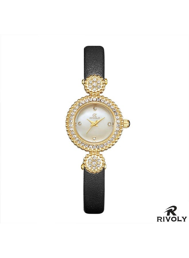 ريفولي ساعة يد نسائية فاخرة من RIVOLY – تصميم أنيق بلمسة كريستالية - Image 1