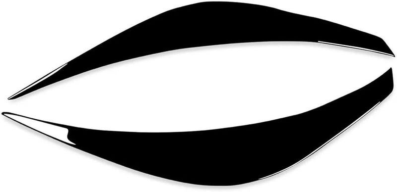 Vuzmode Gloss Black Headlight Eyebrow Trim for Hyundai Veloster - Image 1
