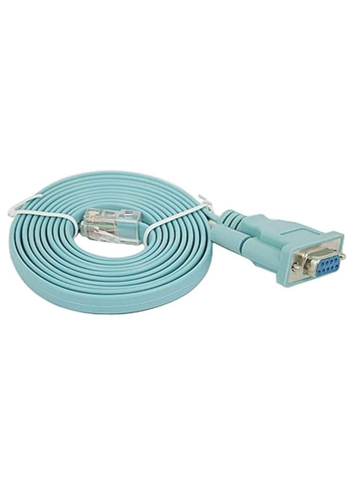 erorex Console Cable, RJ45 Ethernet to RS232 DB9 Computer Port Serial Parent Router Network Adapter Cable for Compatible Cisco Router, Firewall, Switch 1.5 meter - Image 4