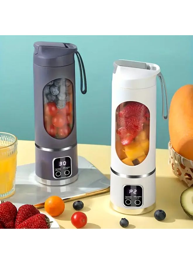 Purple Portable Blender USB Charging 3 Speeds 15 22oz For Juice Milkshake Travel - Image 5