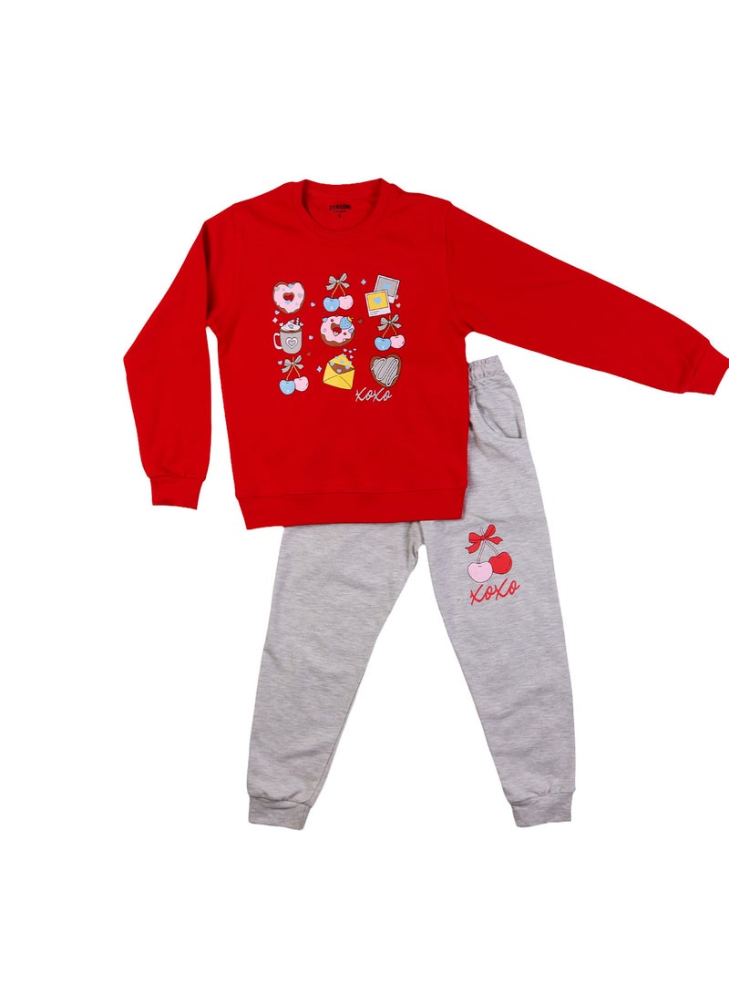 زيركون بيجامة خريفي بناتي - 3131 - Image 1